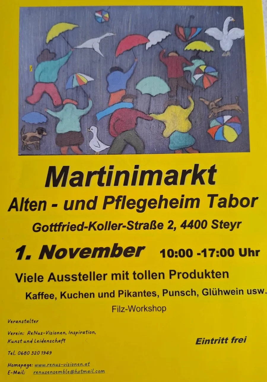 Martinimarkt im Altersheim Tabor in Steyr