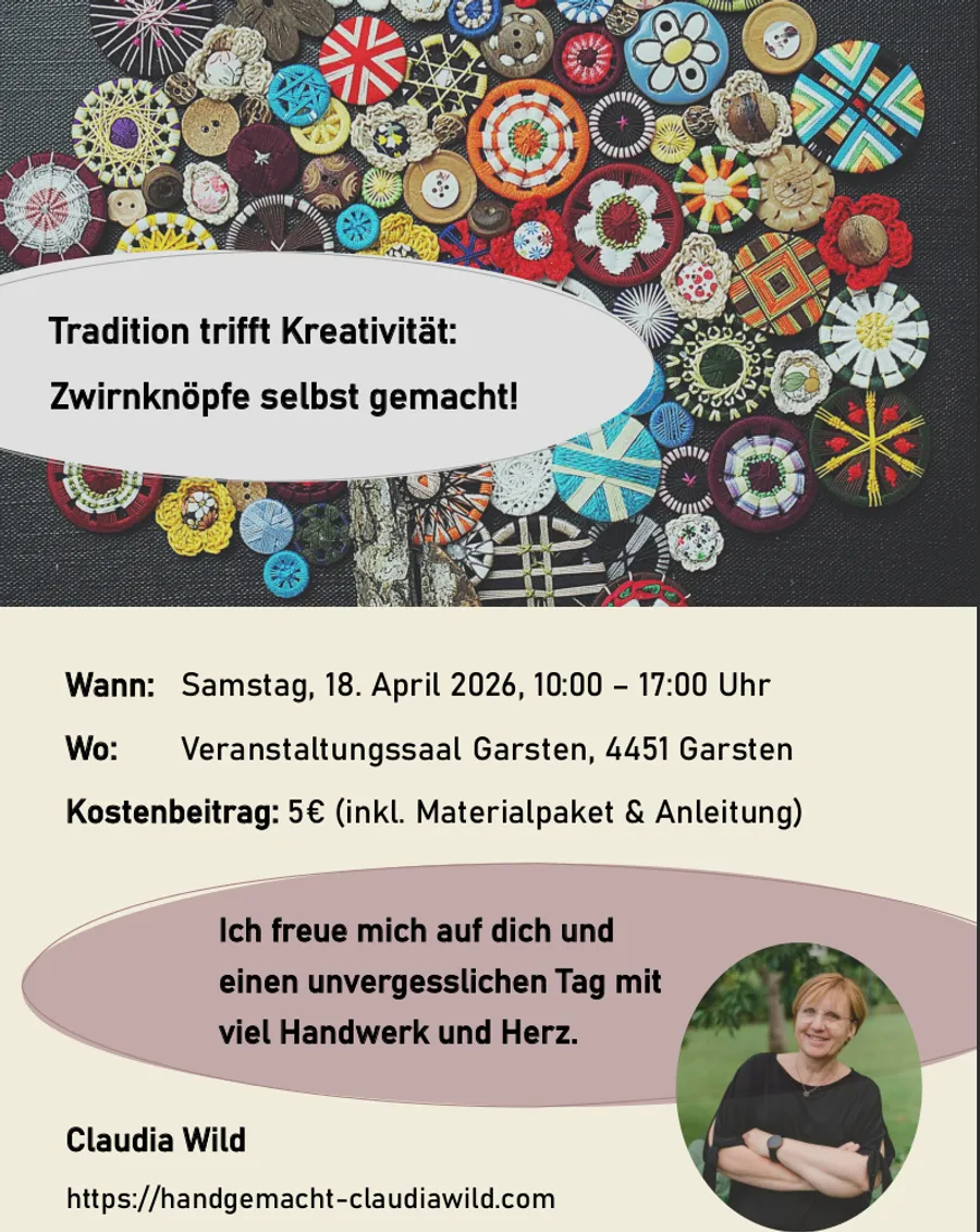 Zwirnknopf Workshop 2026